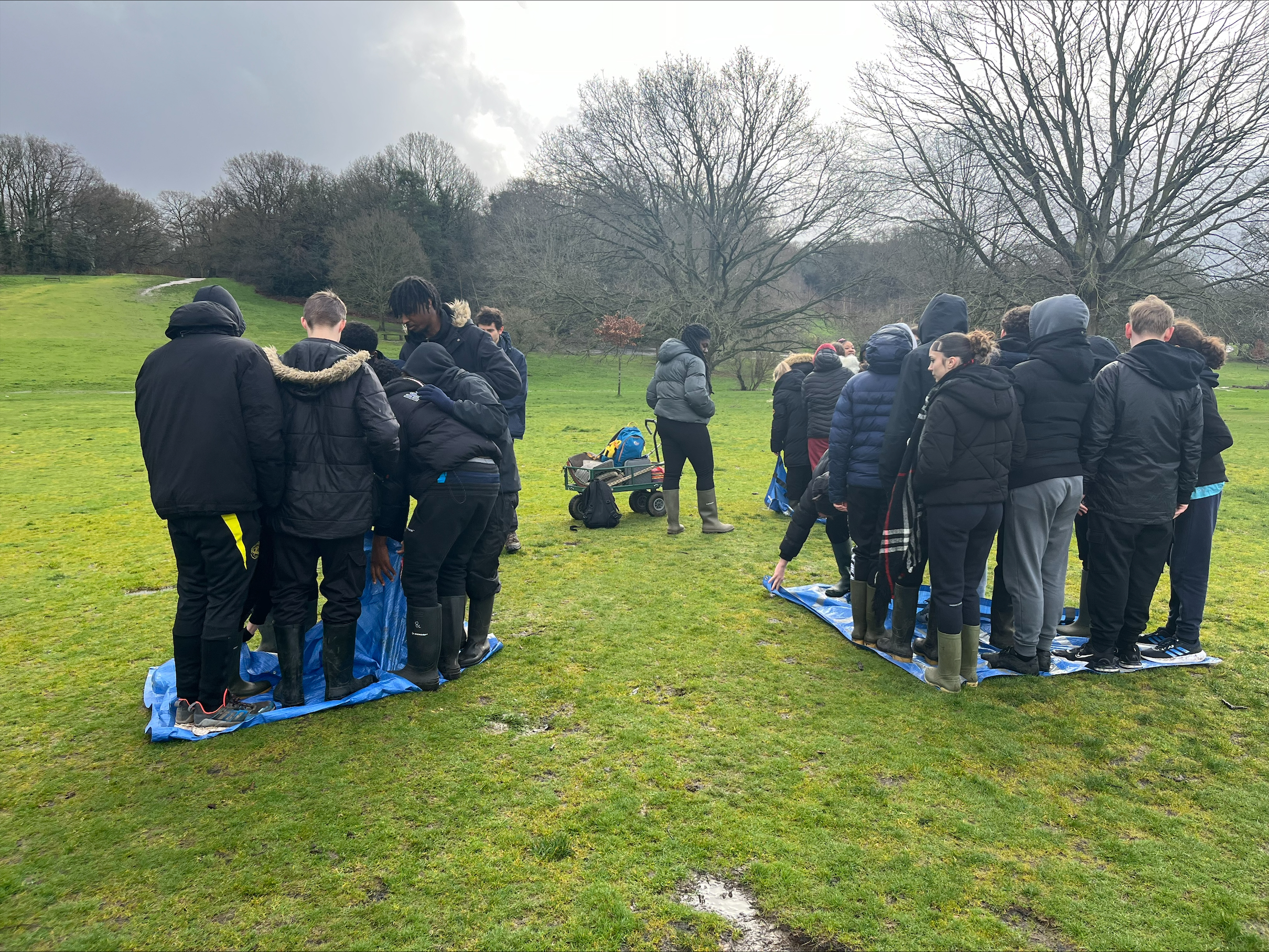 Building Adventures at Beckenham Place Park with Sedgehill Academy's Year 10!