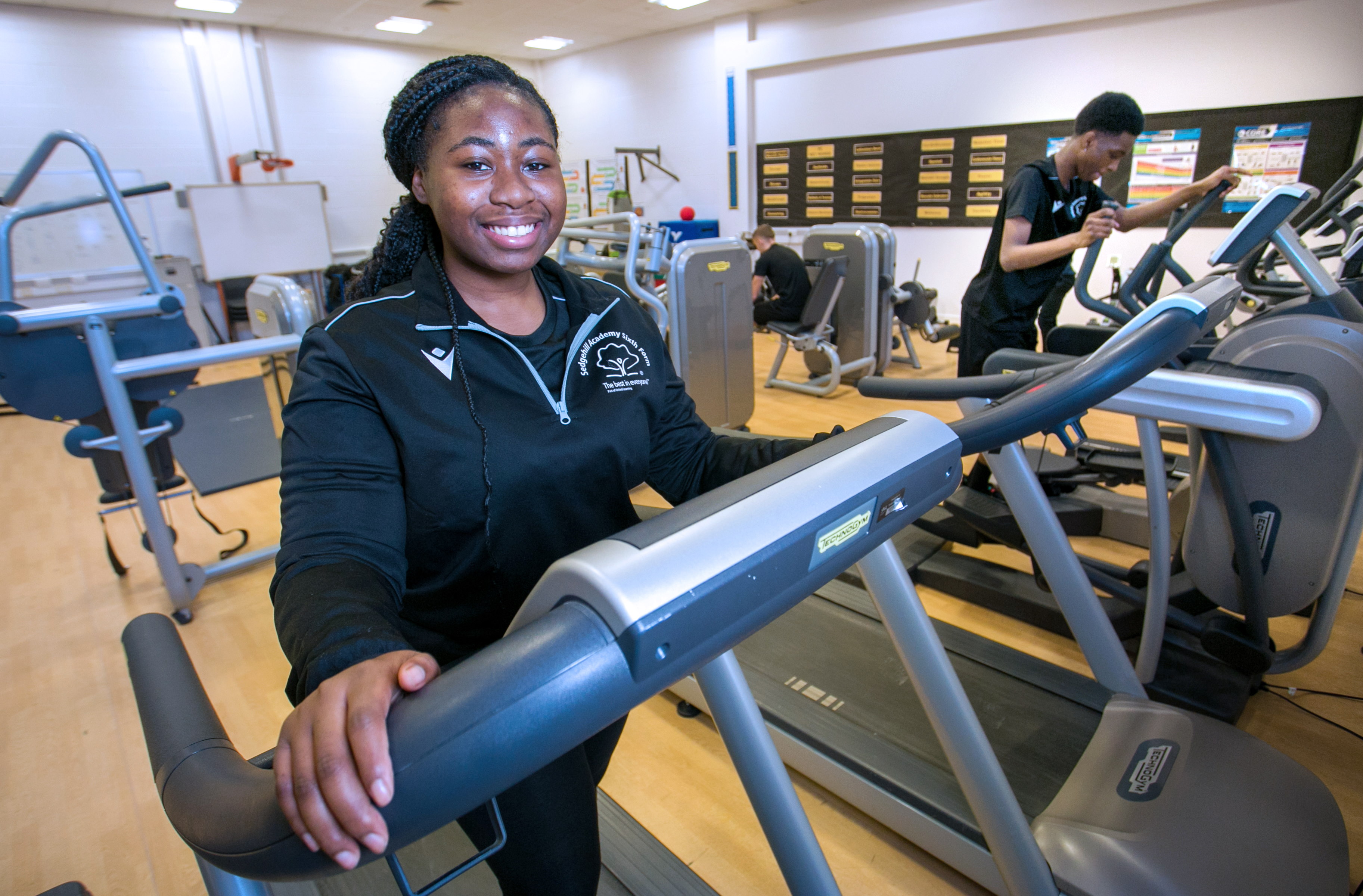 Sixth Form students have access to our fully equipped gym